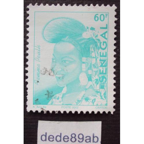 Sénégal..  60f Femme Peulh - Coiffure . Oblitéré Used Stamp.