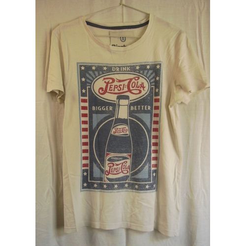 T-Shirt Bizzbee - Taille M - " Pepsi Cola / Drink / Bigger Better "