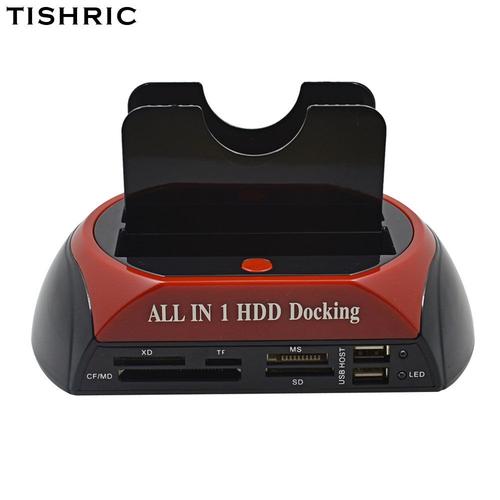 Lecteur de carte disque dur externe Triple SATA IDE HDD, Station d
