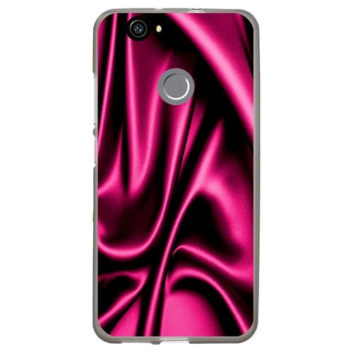 Coque Souple Pour Huawei Nova Avec Impression Motifs Soie Drapée Rose