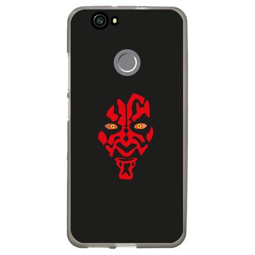 Coque Souple Pour Huawei Nova Avec Impression Motifs Dark Rouge