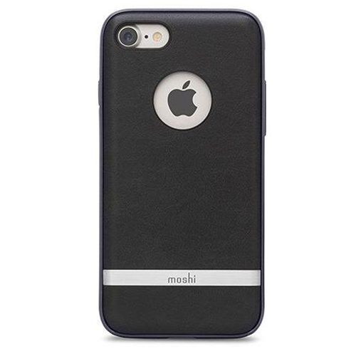 Coque Moshi Iphone 7 Iglaze Napa Cuir Véritable Noir