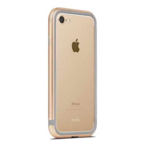 Coque Bumper Iphone 7 Moshi Iglaze Luxe Aluminium Gold Entourage Gel