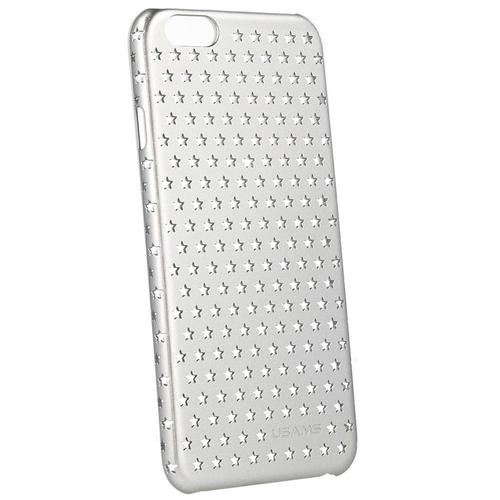 Coque Rigide Usams Motifs Étoilés Pour Iphone 6 Coloris Gris Métal