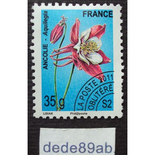 France.. Timbre Préoblitéré 35g De 2011 - Ancolie . Aquilegia .