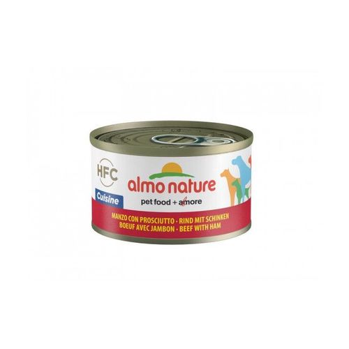 Pâtée Pour Chien Almo Nature Hfc Natural - Lot De 6 Boîtes X 95 G Boeuf Et Jambon