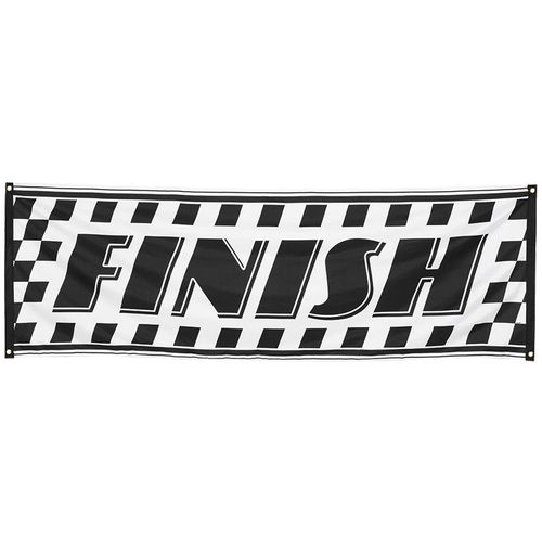 Bannière Damiers 'finish'