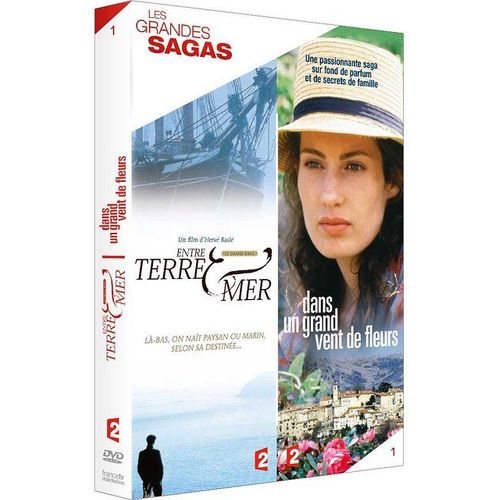 Les Grandes Sagas 1 : Entre Terre & Mer + Dans Un Grand Vent De Fleur - Pack