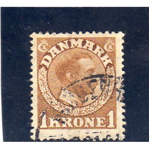 Timbre-Poste Du Danemark (Roi Christian X)
