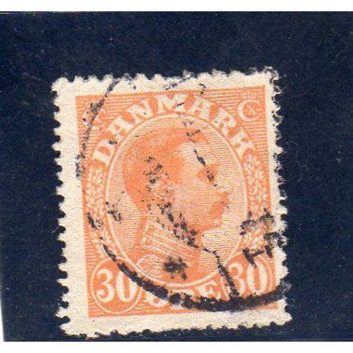 Timbre-Poste Du Danemark (Roi Christian X)