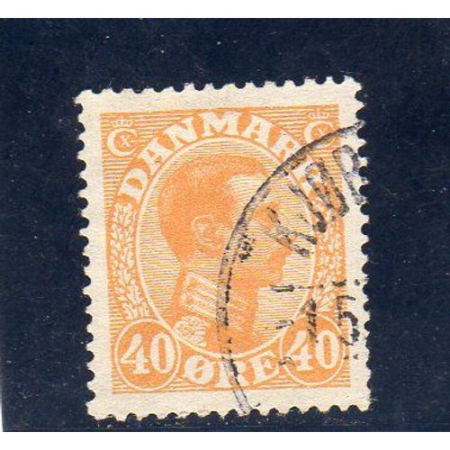 Timbre-Poste Du Danemark (Roi Christian X)