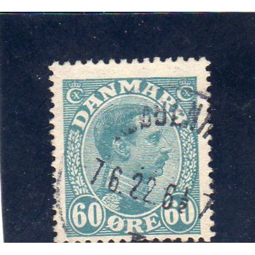 Timbre-Poste Du Danemark (Roi Christian X)