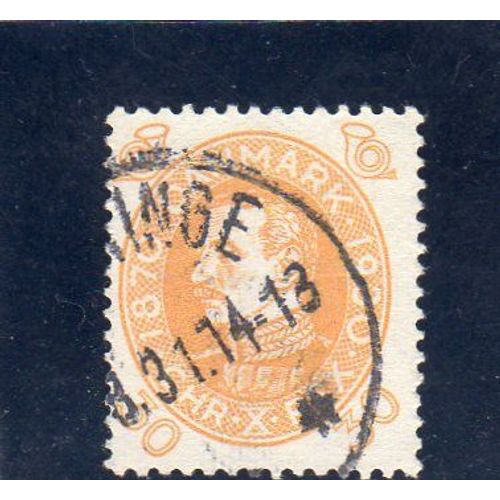 Timbre-Poste Du Danemark (60ème Anniversaire Du Roi Christian X)