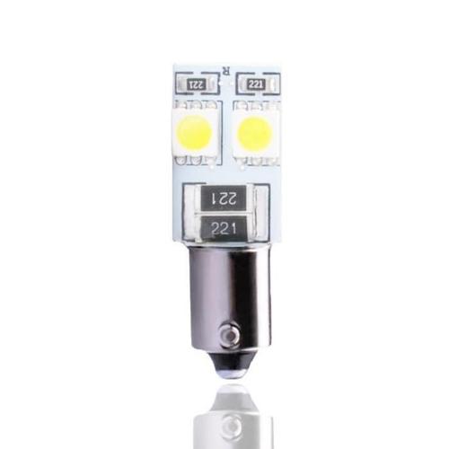 Planet Line Lot De 2 Ampoules Led - Canbus Ba9s - 4 Led Smd 5050 - 12 V - 2 W