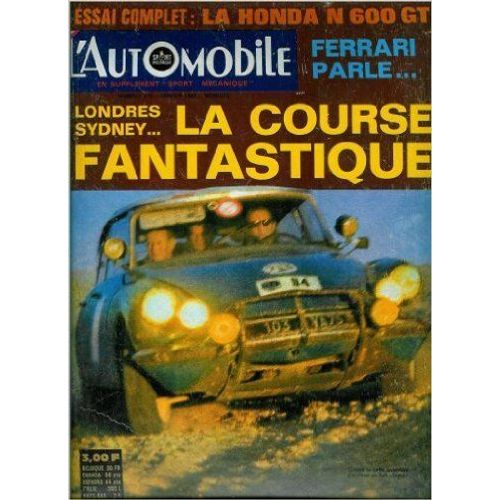 L Automobile N° 272 : Londres Sydney La Course Fantastique