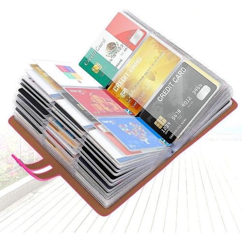 Organisateur De Cartes De Visite Pour Porte-Cartes De Crédit Rfid Avec 96 Emplacements