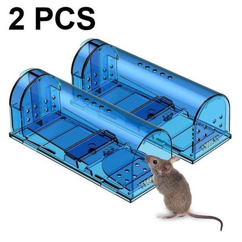 Lot De 2 Pièges À Souris Intelligents Bran - Attrape-Souris Sans Cruauté Sans Cruauté Pour Une Utilisation Intérieure Et Extérieure