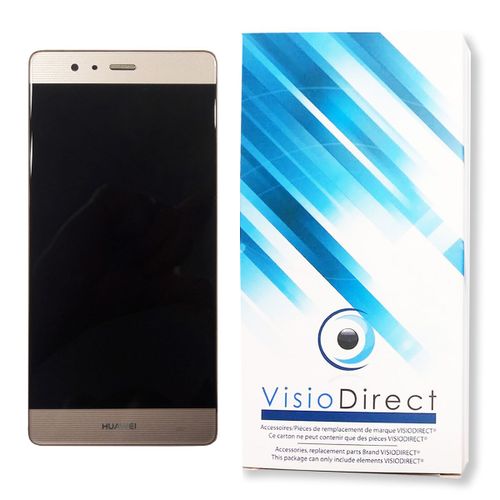 Visiodirect® Ecran Complet Pour Huawei P9 Or Doré 5.2" Téléphone Portable Vitre Tactile + Écran Lcd Sur Châssis