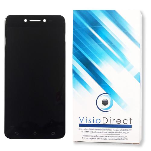 Visiodirect® Ecran Complet Pour Asus Zenfone 3 Live Zb501kl X00fd Noir 5.0" Téléphone Portable Vitre Tactile + Écran Lcd