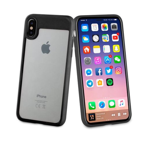 Muvit Coque Crystal Bump Edition Noir Pour Apple Iphone X