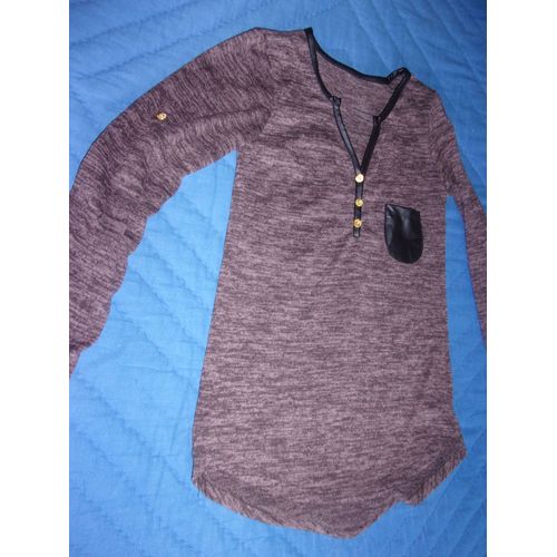 Polo Polyester 38 Marron Chiné