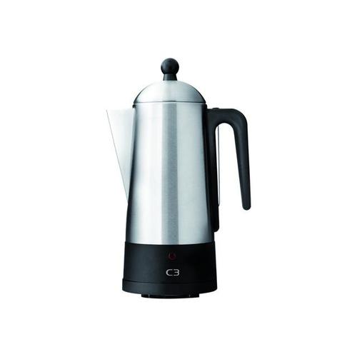 C3 Design Eco - Cafetière électrique - 10 tasses - acier inoxydable