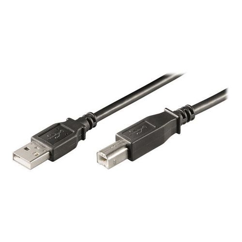 Ewent - Câble USB - USB type B (M) pour USB (M) - USB 2.0 - 5 m - noir