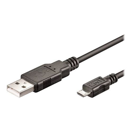 Ewent - Câble USB - Micro-USB de type B (M) pour USB (M) - USB 2.0 - 50 cm - noir
