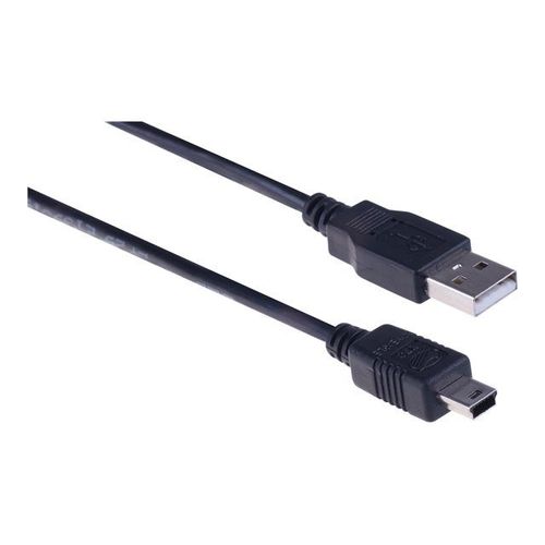 Ewent EW9627 - Câble USB - mini USB type B (M) pour USB (M) - USB 2.0 - 1.8 m - noir