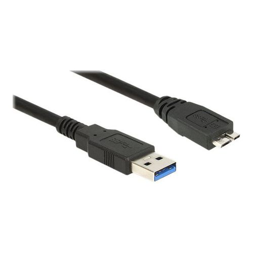 Delock - Câble USB - USB type A (M) pour Micro-USB de type B (M) - USB 3.0 - 2 m - noir