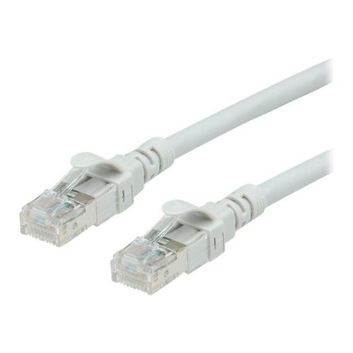 Roline - Cordon de raccordement - RJ-45 (M) pour RJ-45 (M) - 50 cm - UTP - CAT 6a - sans halogène, moulé, bloqué - gris