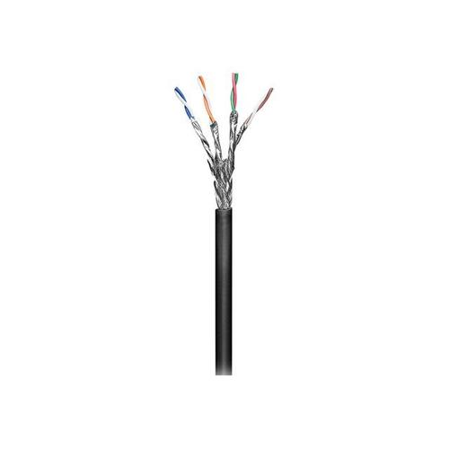MicroConnect - Câble en vrac - 100 m - SFTP, PiMF - CAT 6 - intérieur, extérieur - noir