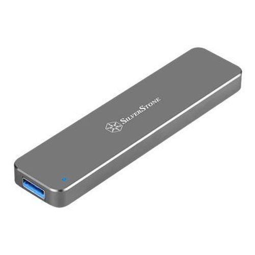 SilverStone Mobile Series MS09 - Boitier externe - M.2 - SATA 6Gb/s - USB 3.0 - Charbon