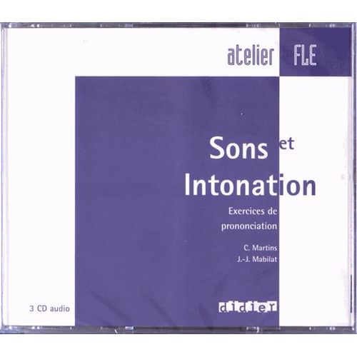 Sons Et Intonation - Exercices De Prononciation (3cd Audio)