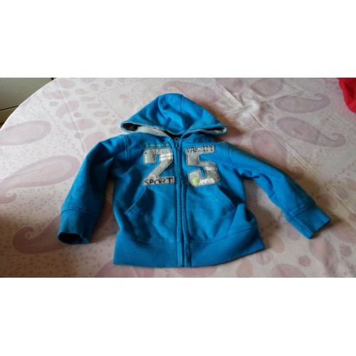Veste Kiabi Coton 24 Mois Bleu