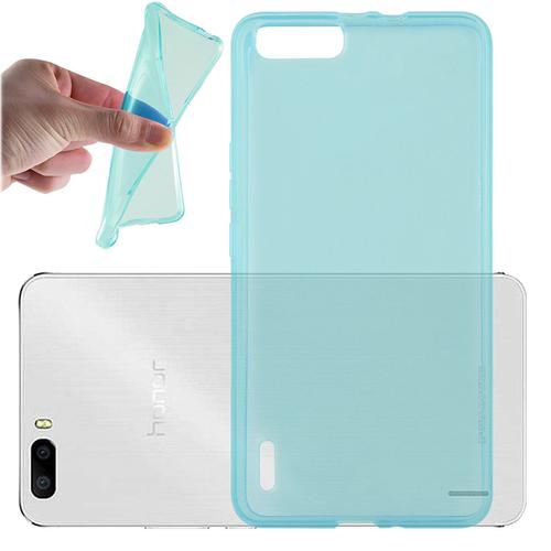 Housse Huawei Honor 6 Plus Etui Housse Coque De Protection Ultra Fine Silicone Tpu Gel [Jelly - Bleu Lagon] - Advansia