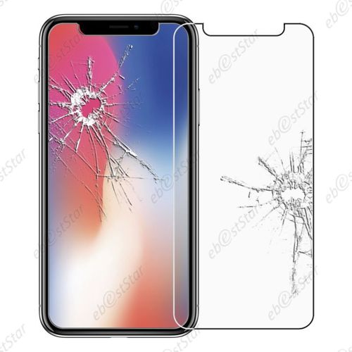 Ebeststar ® Pour Apple Iphone X Écran 4,7" - Film Protection Écran Verre Trempé Anti Casse Anti-Rayures [Dimensions Precises De Votre Appareil : 138.3 X 67.1 X 7.1 Mm, Écran 4.7''] [Note Importante Lire Description]