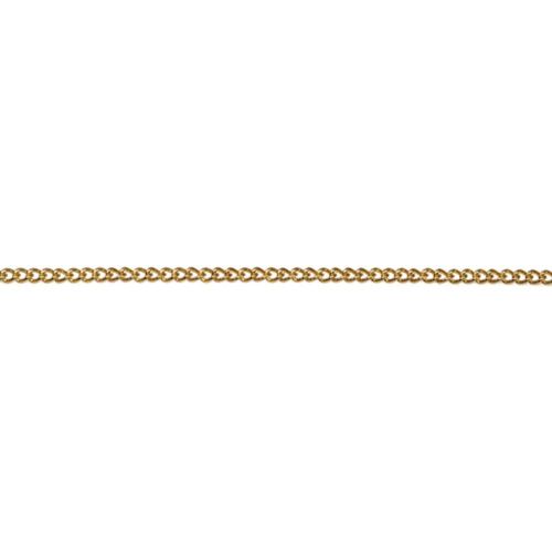 Chaîne Maille Gourmette Métal Doré - 50 Cm