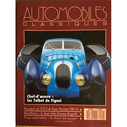Automobiles Classiques 20 