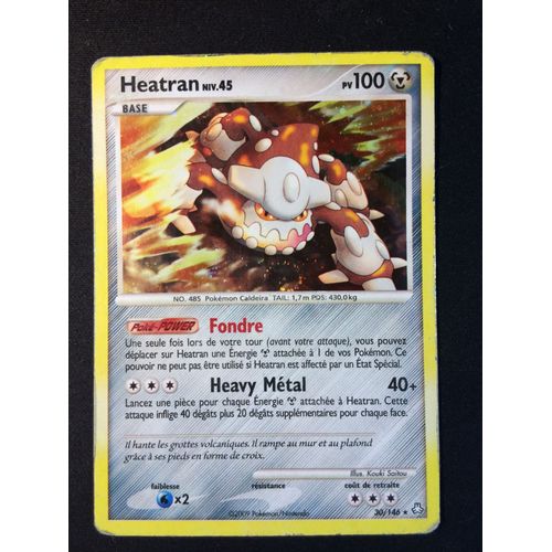 Heatran 30/146 Holo Set D&p Eveils Des Légendes Fr