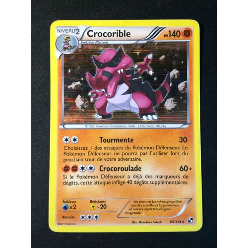 Crocorible 65/114 Holo Set Noir & Blanc Noir Et Blanc Fr