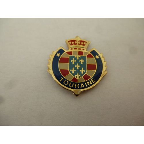 Pins  Région Ville Touraine 37   Blason Couronne