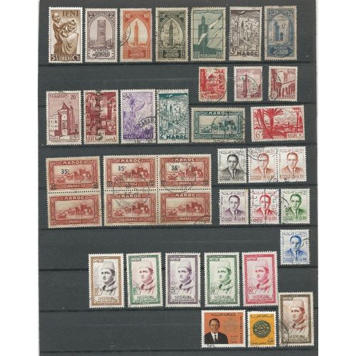 Maroc - Lot Timbres Divers.