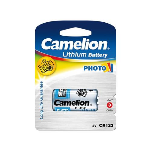 Camelion Lot de 2 Blisters de 1 Pile Lithium Photo CR123A