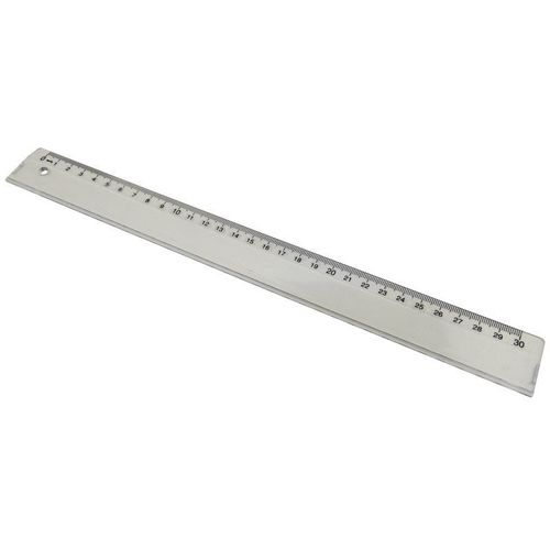 Waytex Lot De 5 Règles 30cm Simple Marquage Transparente