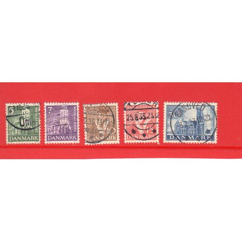 Timbres-Poste Du Danemark (4ème Centenaire De L'eglise Réformée)