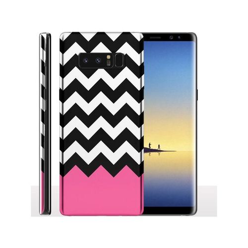 Coque Galaxy Note 8 Chevrons Rose Love, Coque Telephone Samsung Pas Cher