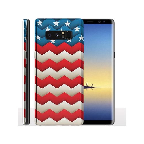 Coque Galaxy Note 8 Chevrons Etats Unis, Coque Portable Pas Cher