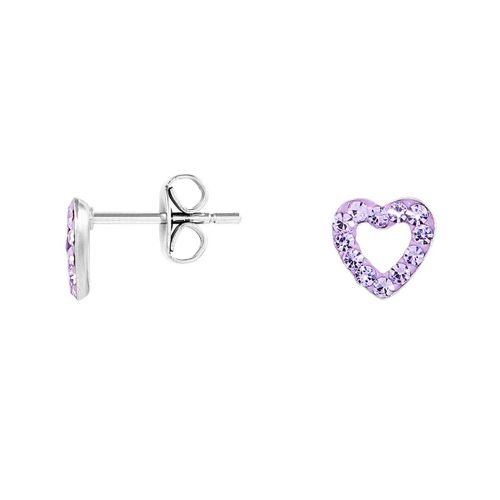 Boucles D'oreilles En Argent 925/1000 Et Crystal