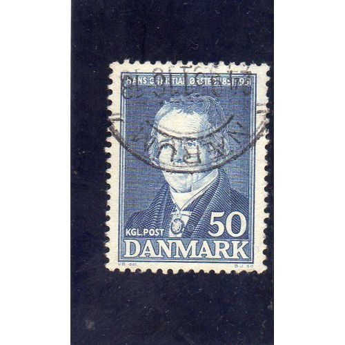 Timbre-Poste Du Danemark (Centenaire De La Mort Du Physicien Christian Oersted)